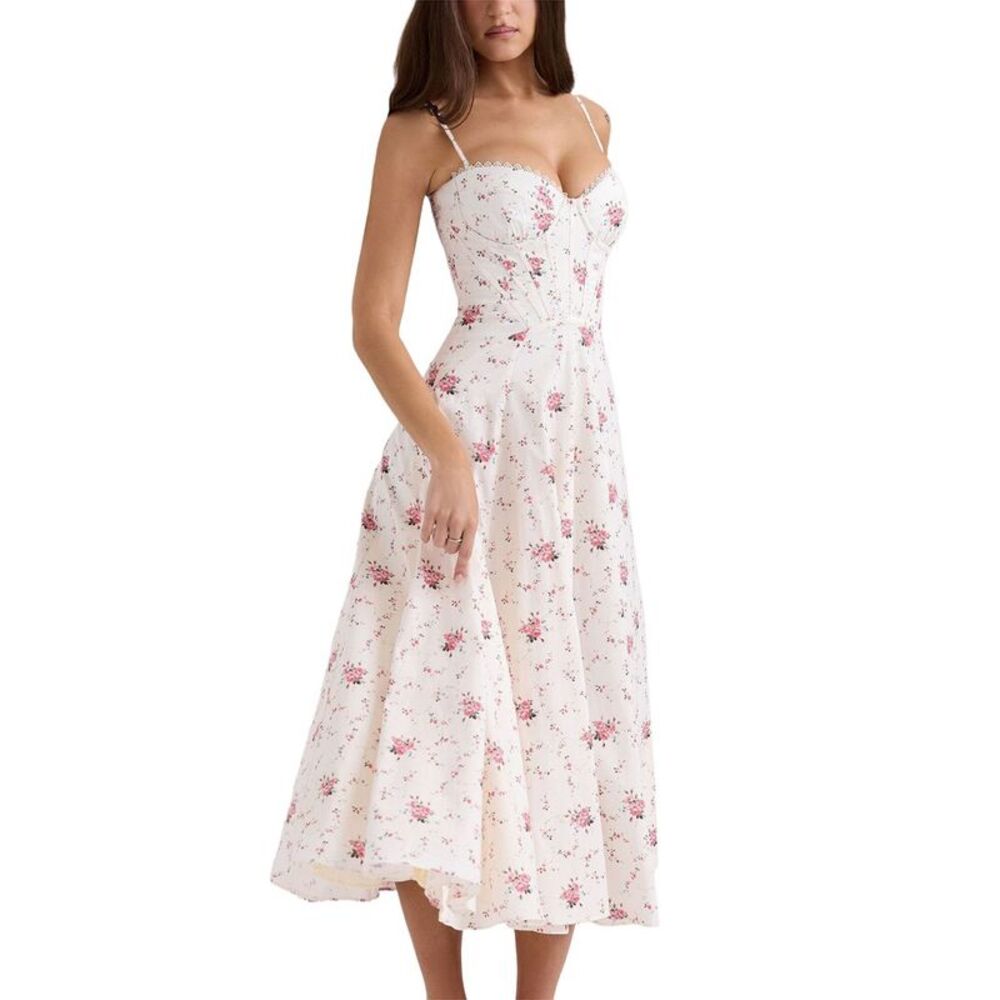 Teodora Womens  Midi Dress, Pink